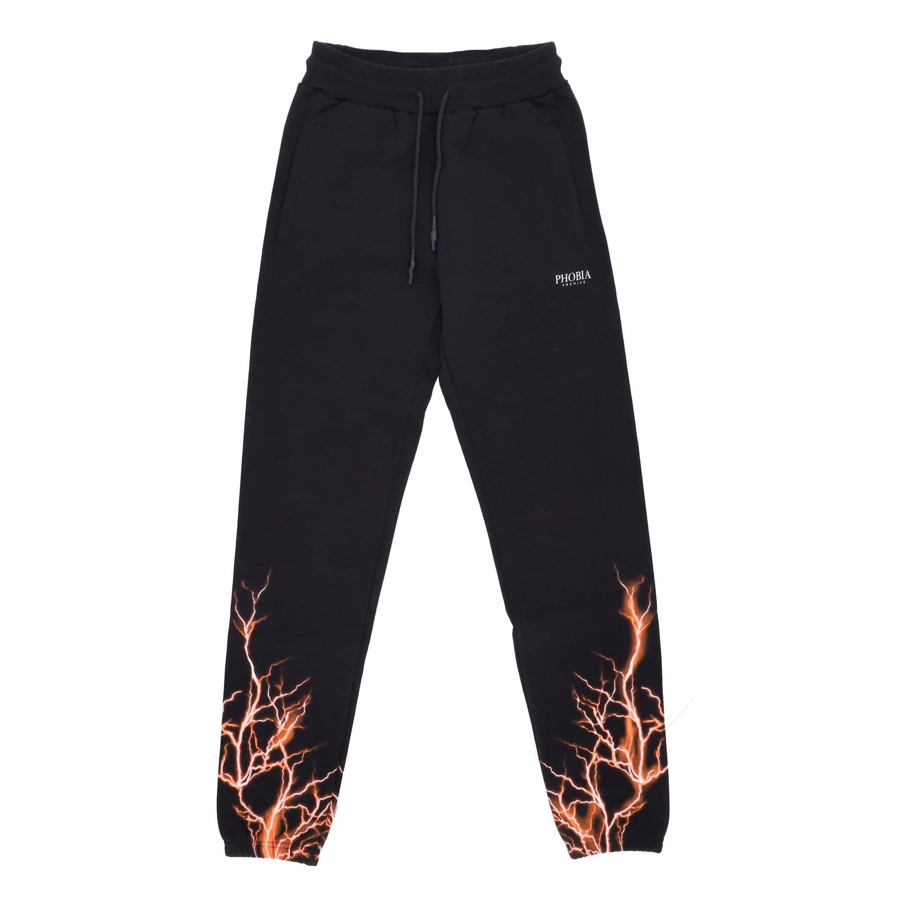 Pantalon de survetement leger pour hommes Pantalon Lightning Noir/orange