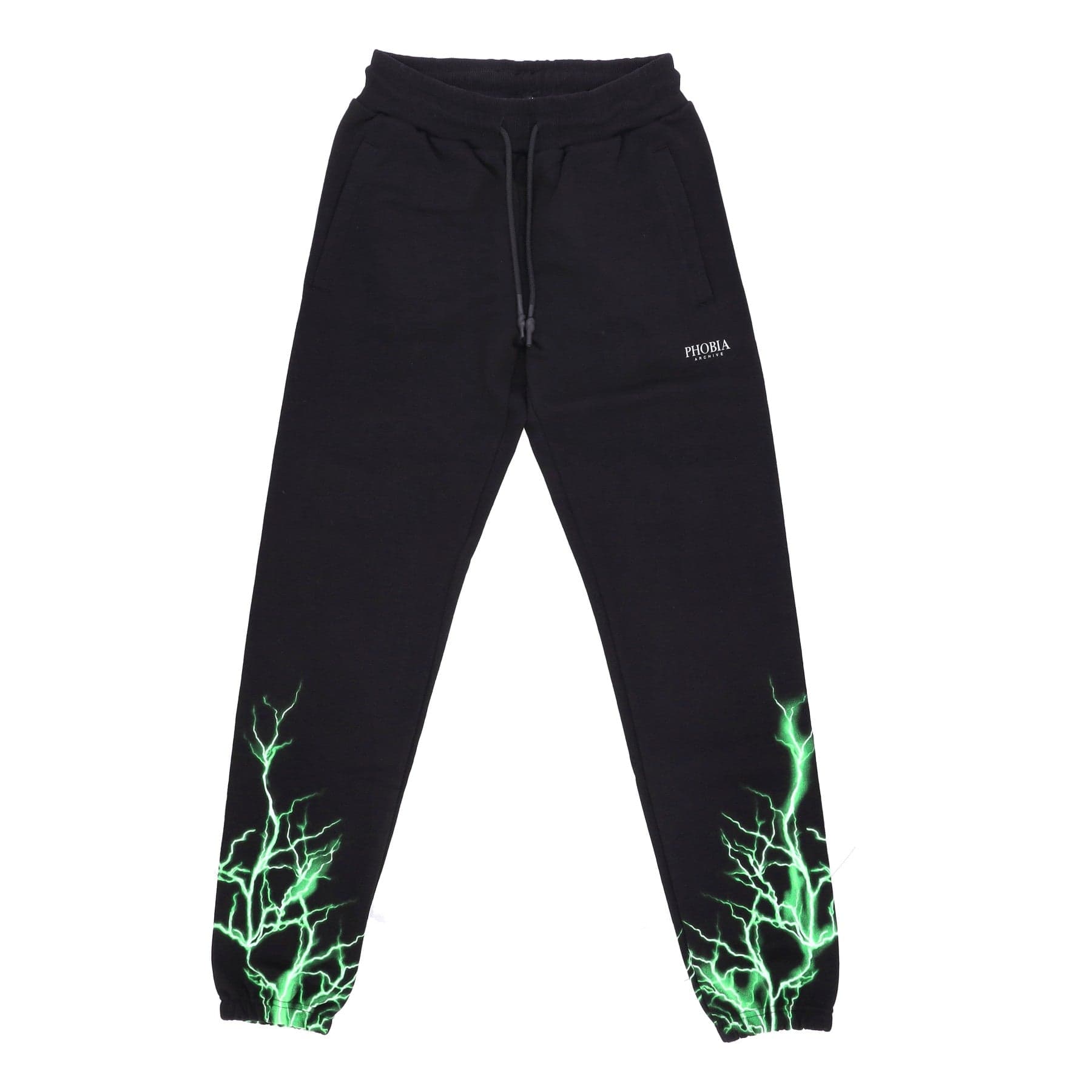 Pantalon de survetement leger pour hommes Pantalon Lightning Noir/vert