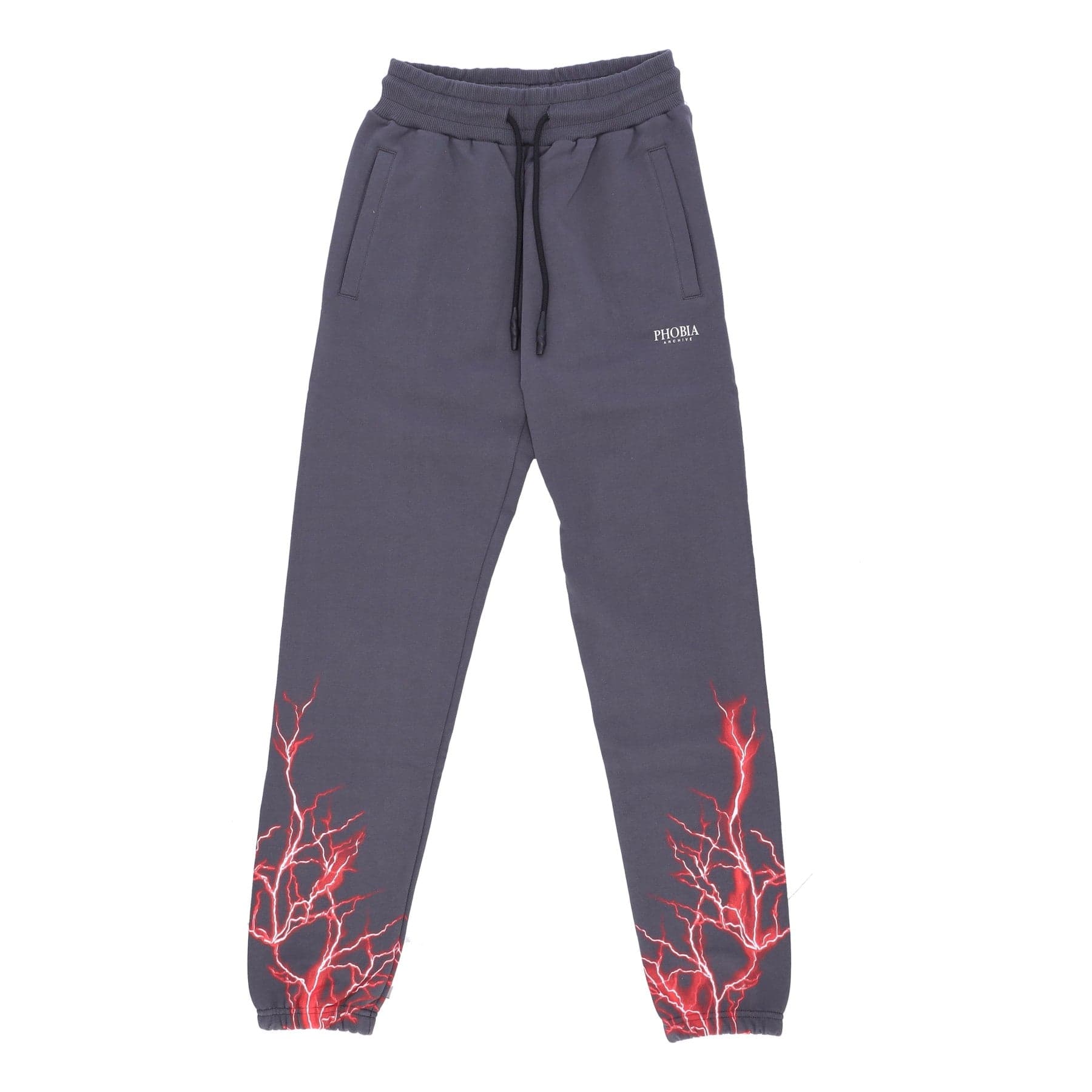 Pantalon De Survetement Leger Homme Lightning Pants Gris/rouge