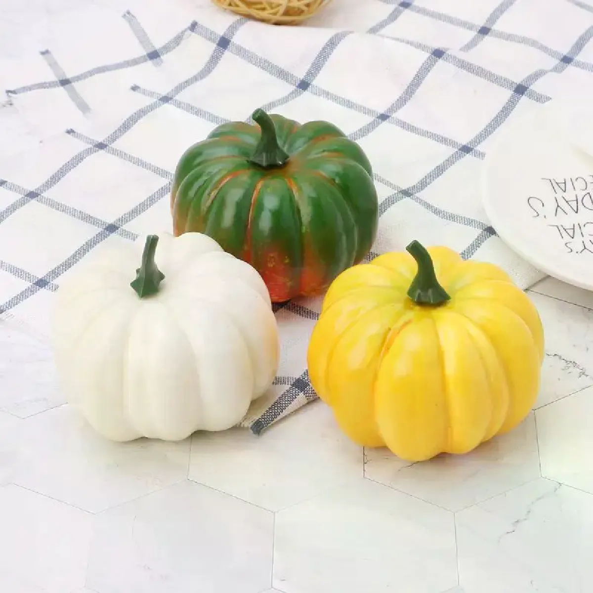 Citrouille décoration Halloween - Orange