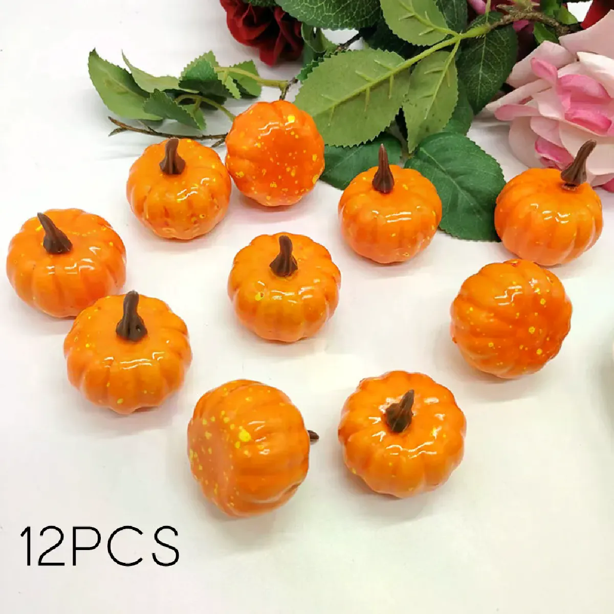Citrouille déco Halloween mousse